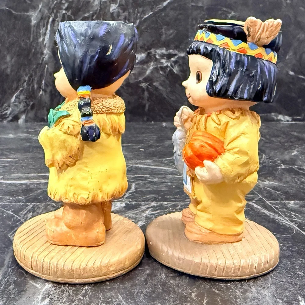Thanksgiving Figurine Candleholders